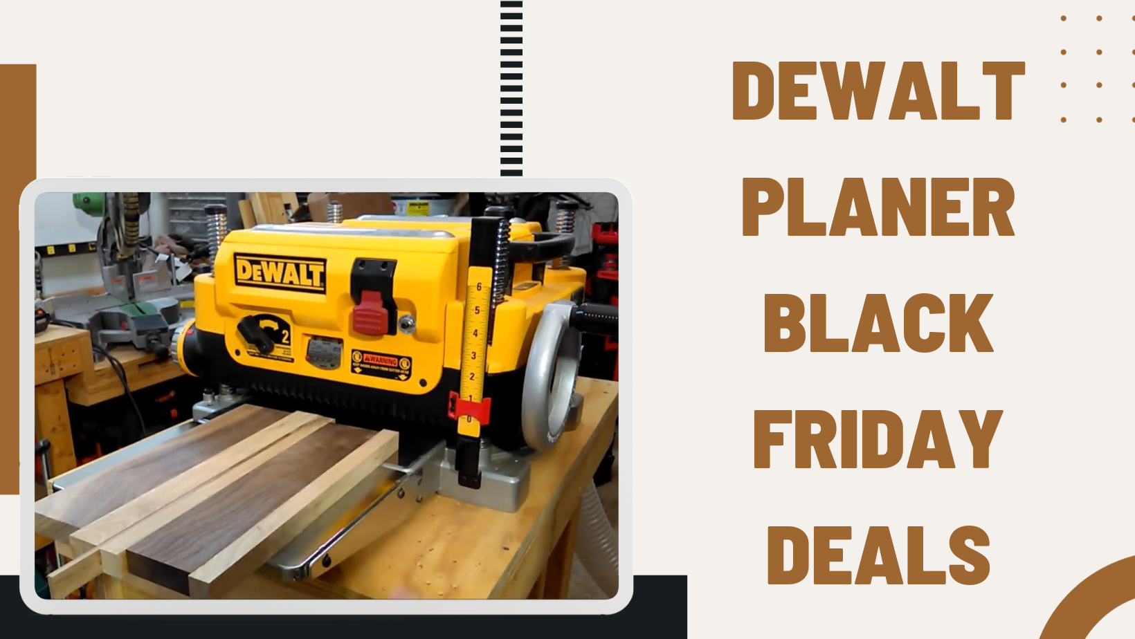 Dewalt Planer Black Friday Deals