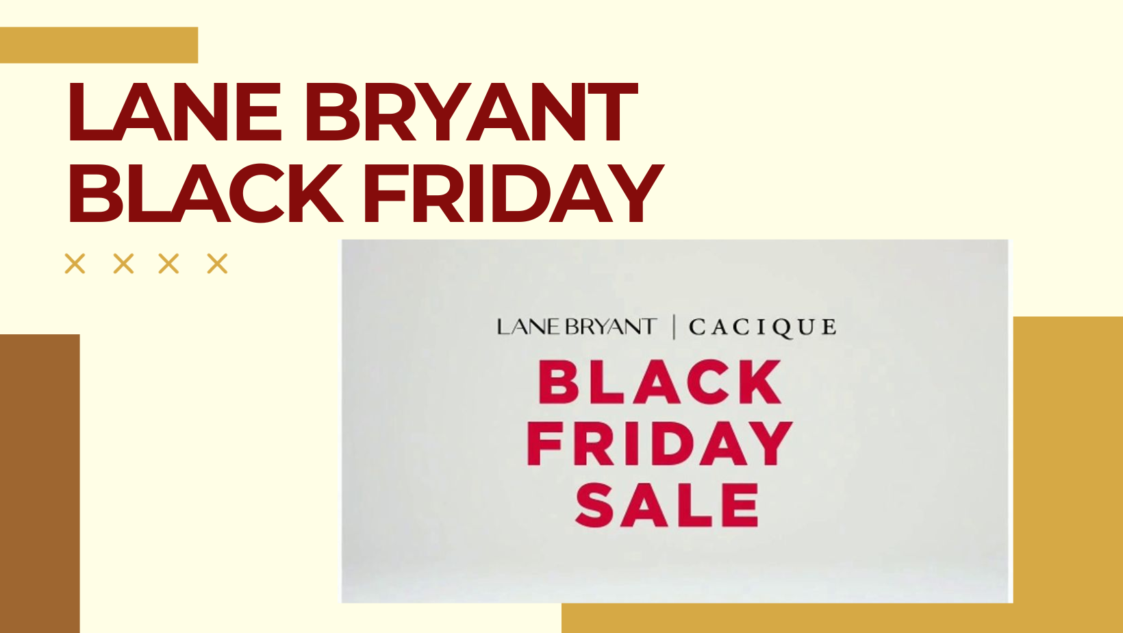 Lane Bryant Black Friday