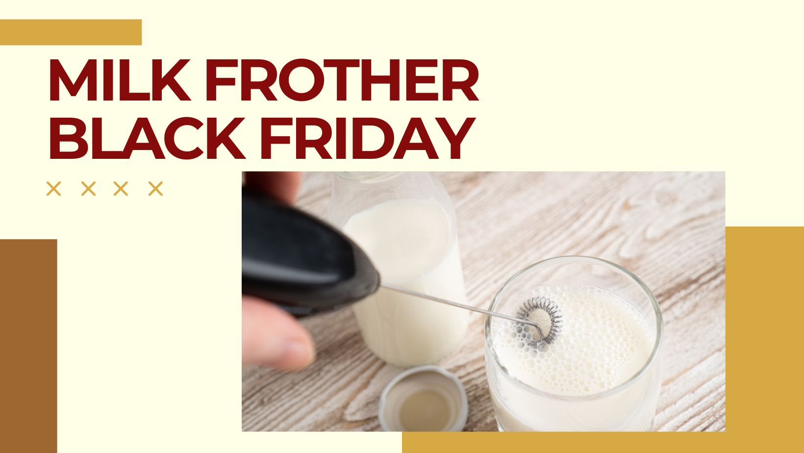 Milk Frother Black Friday