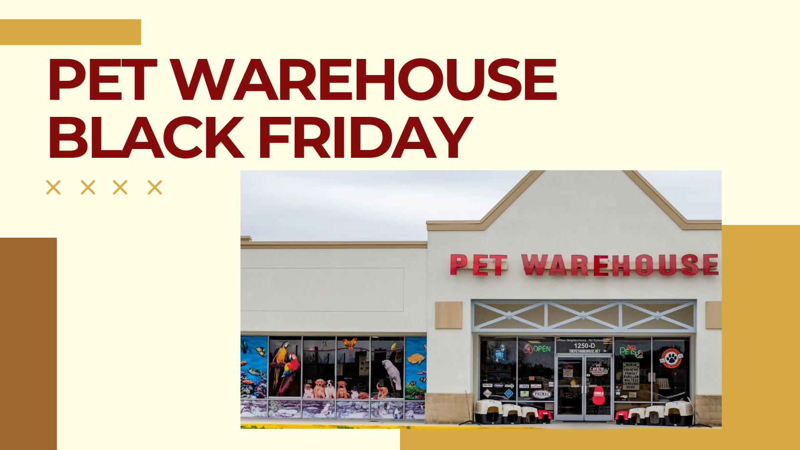 Pet Warehouse Black Friday