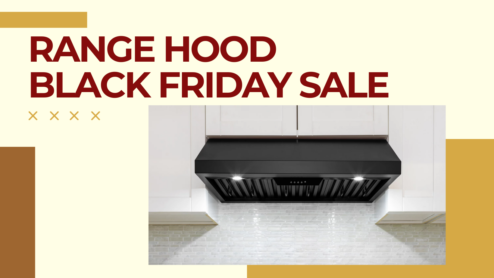 Range Hood Black Friday Sale